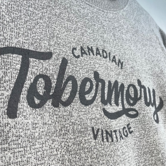 Tobermory River Wear Crewneck Sweater Variegated Gray Unisex Medium LIKE NEW - Picture 4 of 13